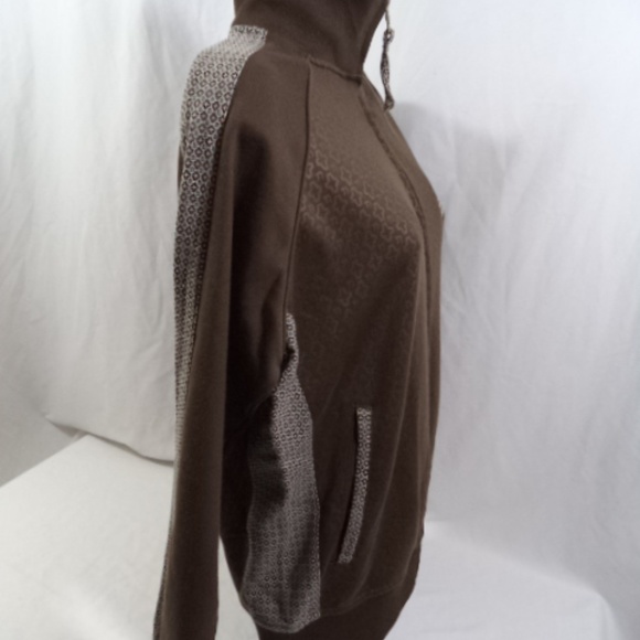 Billabong Womens Brown Embroidered Warm Up Jacket - Picture 7 of 8